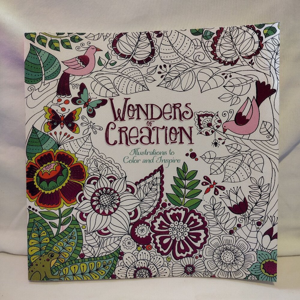 Wonders of Creation Coloring Book: Illustrations to Color and Inspire